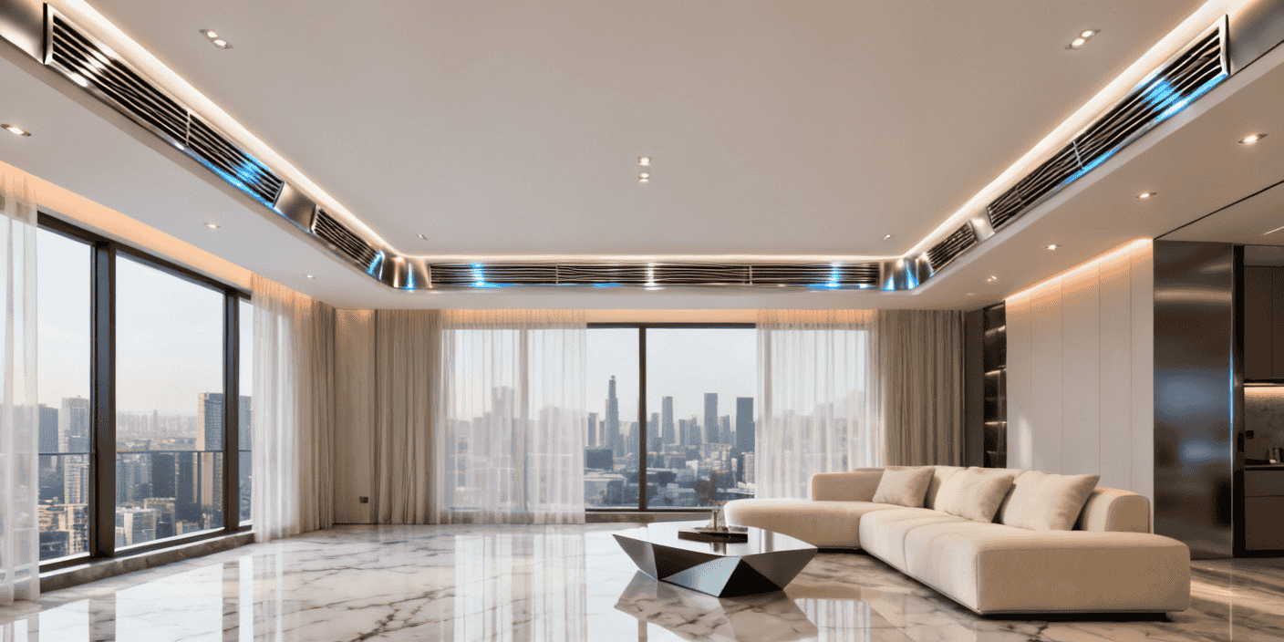 سلبيات وإيجابيات التكييف المركزي (الدكت) — دليل المهندس سعيد الريامي لاختيار الأنسب لمنزلك